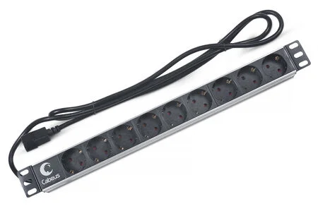 Cabeus PDU-9P-2IEC (7287c) Горизонтальный блок розеток 19" , до 10А