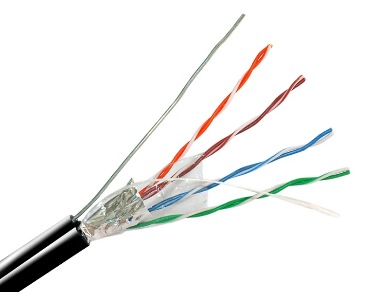 Кабель Optimus F5e-4x2x0.51 Cu (OUT) с тросом 1м