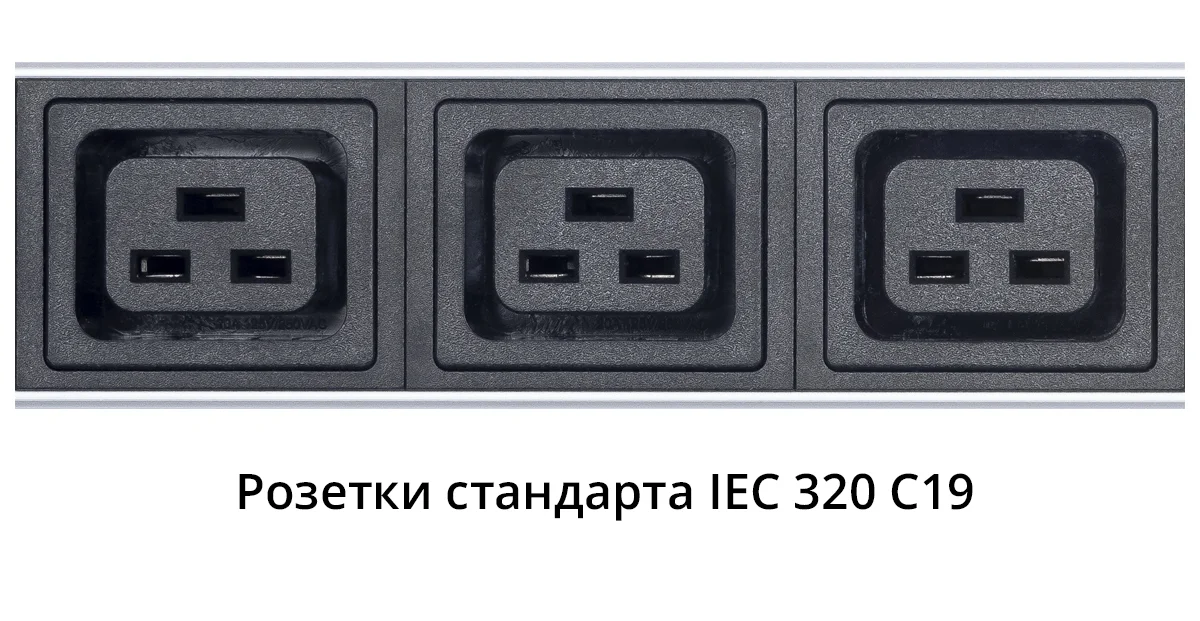 Cabeus PDU-16-10S-10C19-B-T (9549c) Вертикальный блок розеток 19" до 16 А