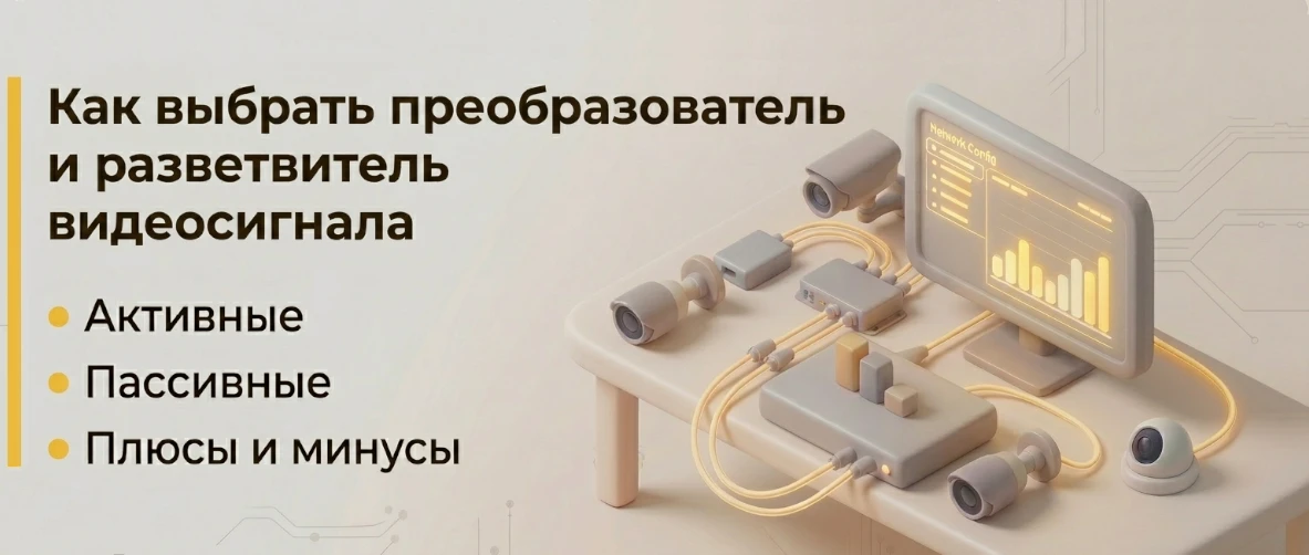 Как выбрать преобразователь и  разветвитель видеосигнала