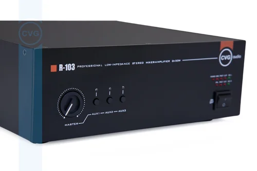 CVGaudio R-103 Трансляционный усилитель 50/75/150 Вт, на 2 зоны