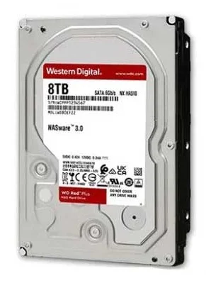 Жесткий диск HDD Western Digital WD80EFPX, 8 ТБ, 256 МБ, 5640 об/мин