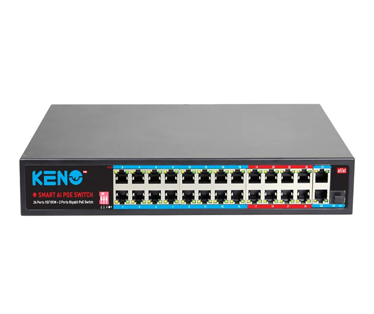 Коммутатор KENO KN-SW2402POE+