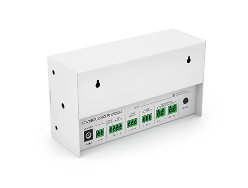 CVGaudio R-25W Трансляционный усилитель 15/25 Вт, на 2 зоны