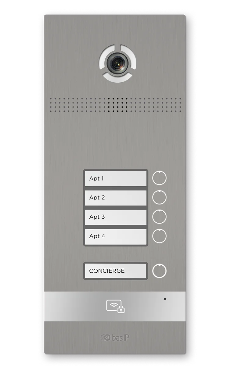 Вызывная панель BAS-IP BI-04FB SILVER