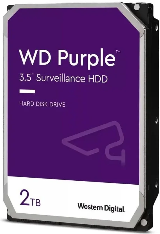 Жесткий диск HDD Western Digital WD23PURZ, 2 ТБ, 64 МБ, 5400 об/мин