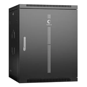 Cabeus SH-05F-15U60/45m-BK (8594c) Настенный 15U телекоммуникационный шкаф 19"