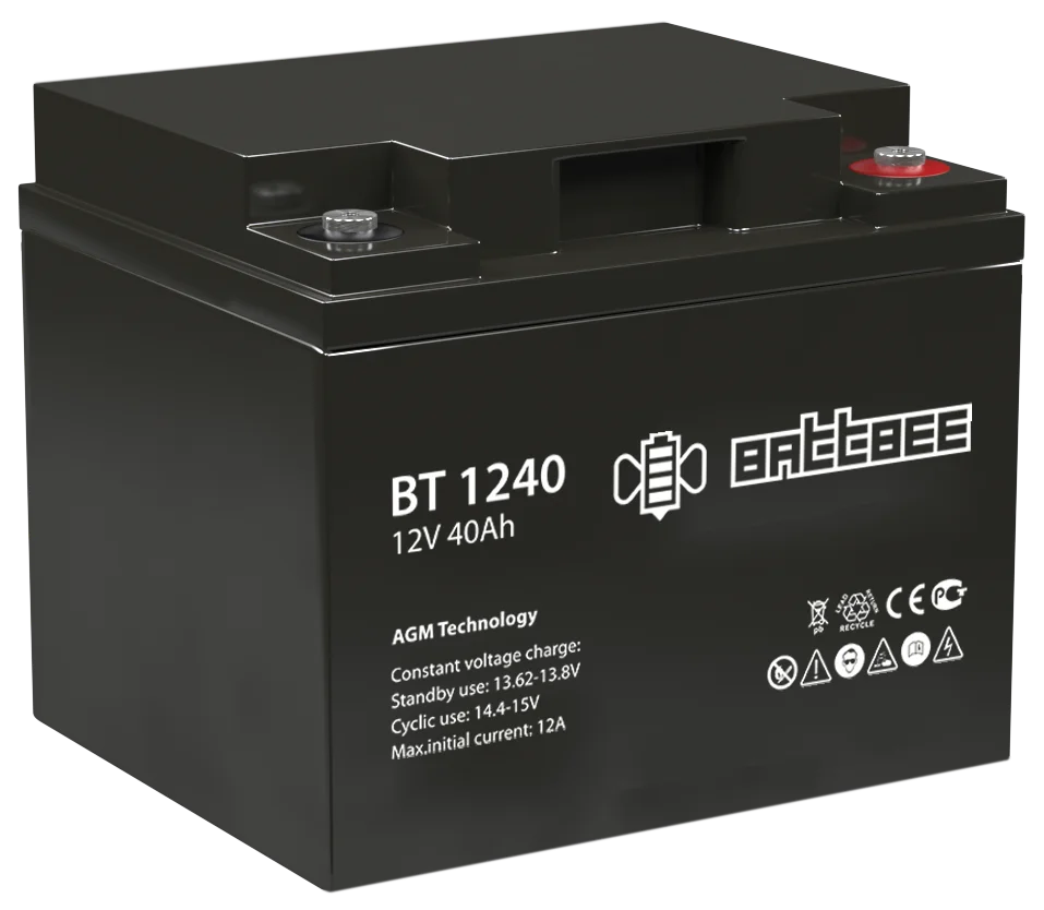 Аккумулятор Battbee BT 1240 AGM (12 В / 40 Ач)