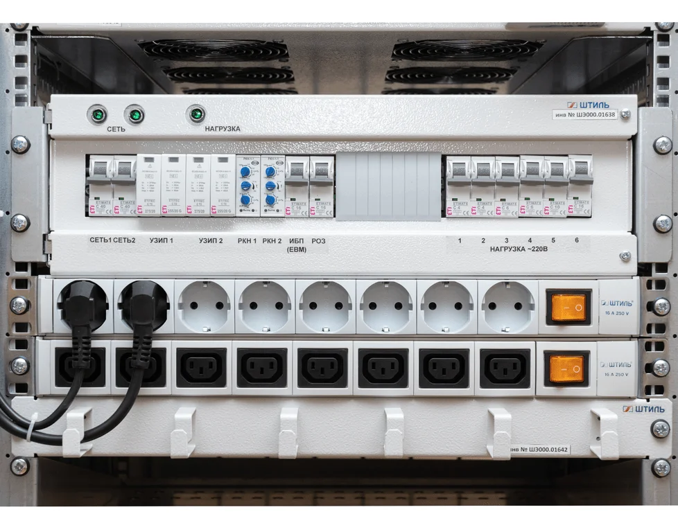 Штиль PDU-8xSchuko-C20  блок розеток  , до