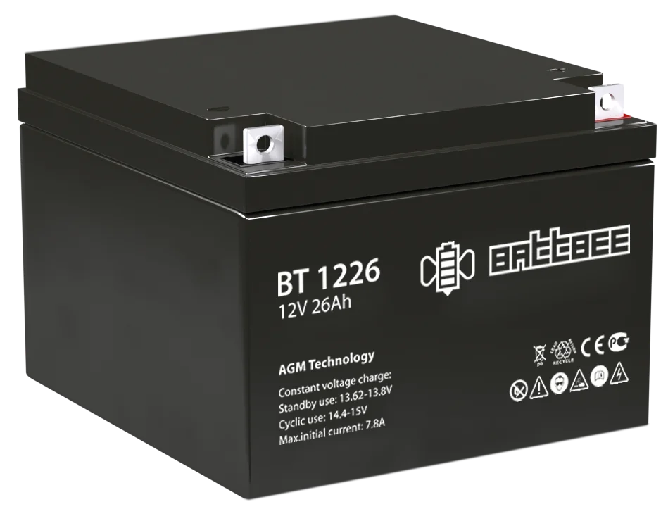 Аккумулятор Battbee BT 1226 AGM (12 В / 26 Ач)