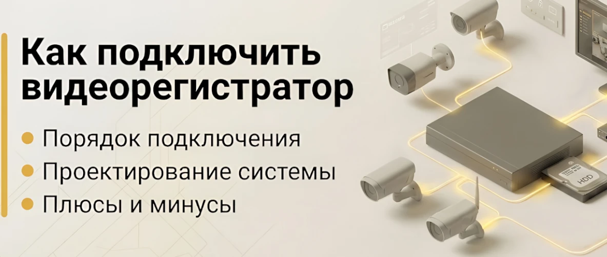 Как подключить видеорегистратор