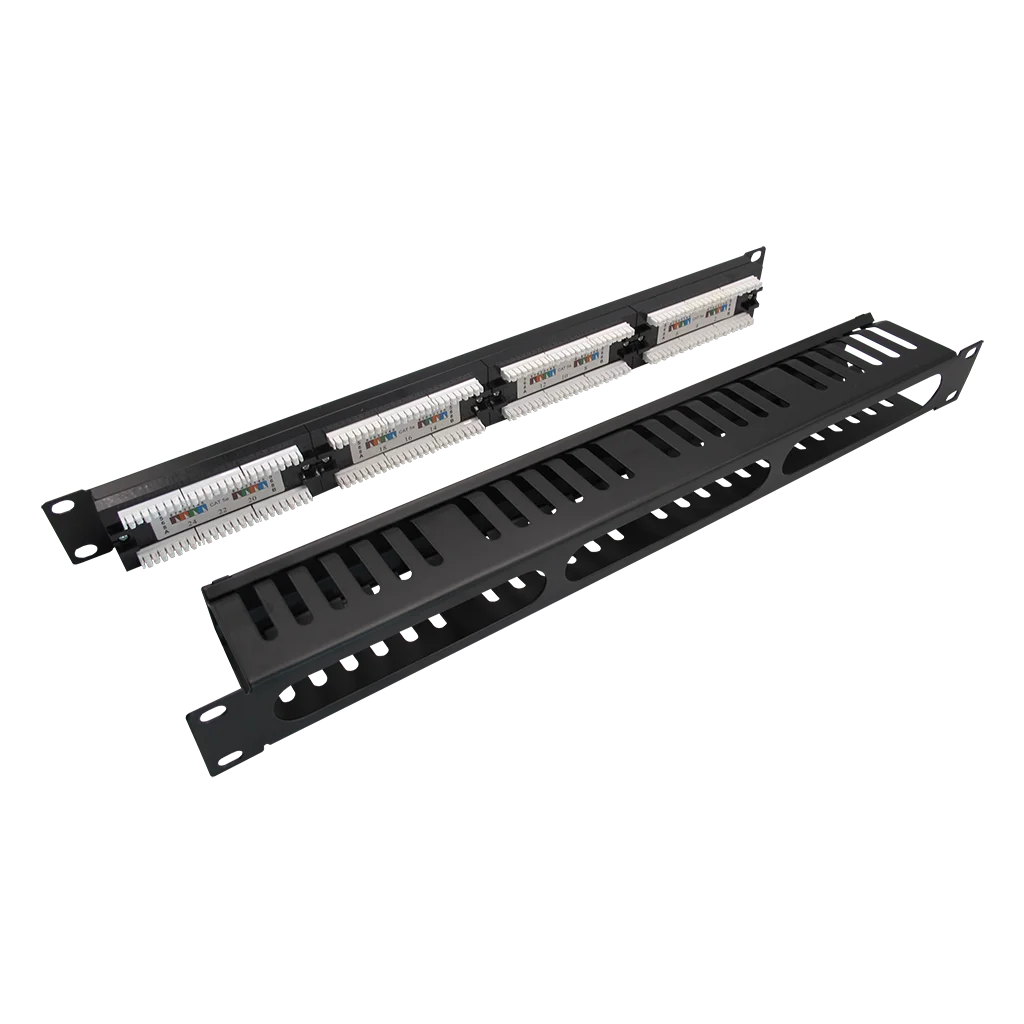 Space Technology ST-PP24-01+ST-1U/24 Патч-панель 19"  на 16 портов