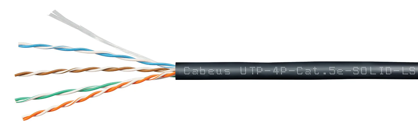 UTP-4P-Cat.5e-SOLID-LSZH-BK-100 (9781c-5)