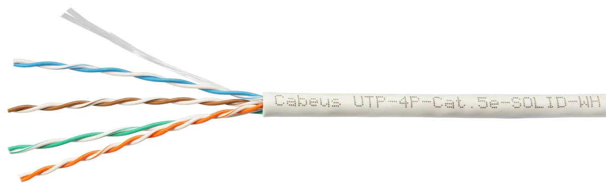 UTP-4P-Cat.5e-SOLID-WH (7471c)