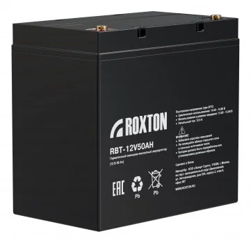 Аккумулятор Roxton RBT-12V50AH AGM (12 В / 50 Ач)