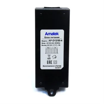 Блок питания Amatek AP-D12/50-4  12 В / 5А