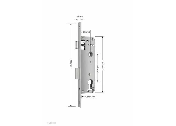 Novicam Врезной замок 3585 Novilock v.4931