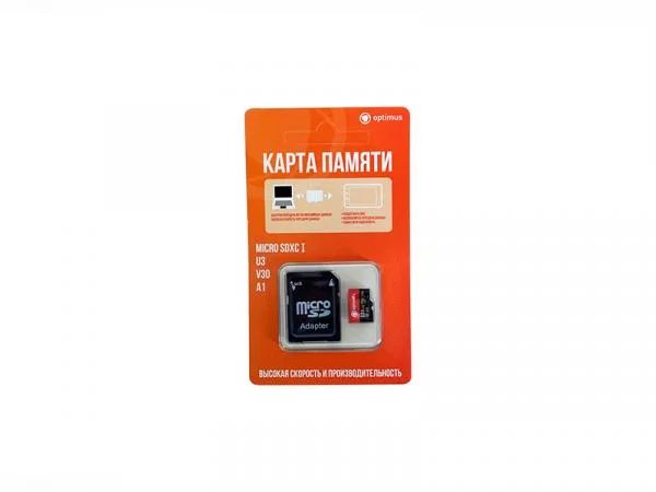 Жесткий диск microSD Optimus MicroSDXC 128Gb, 128 ГБ