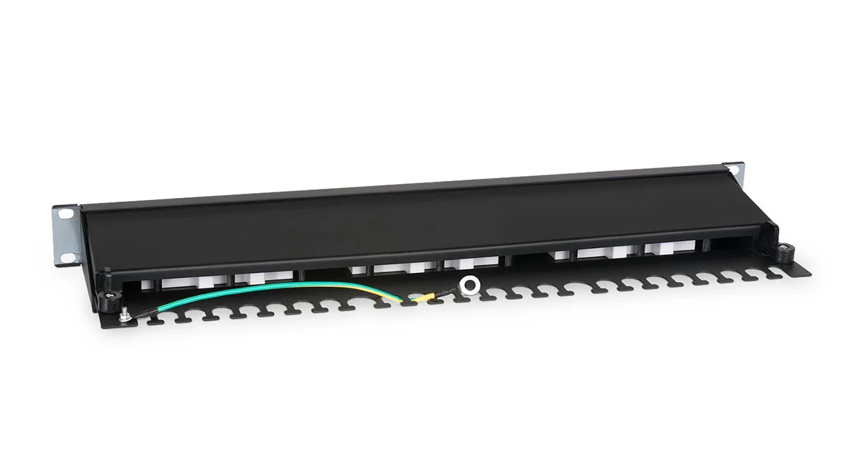 Cabeus PL-24-Cat.6a-SH-Dual (7653c) Патч-панель 19"  на 24 порта