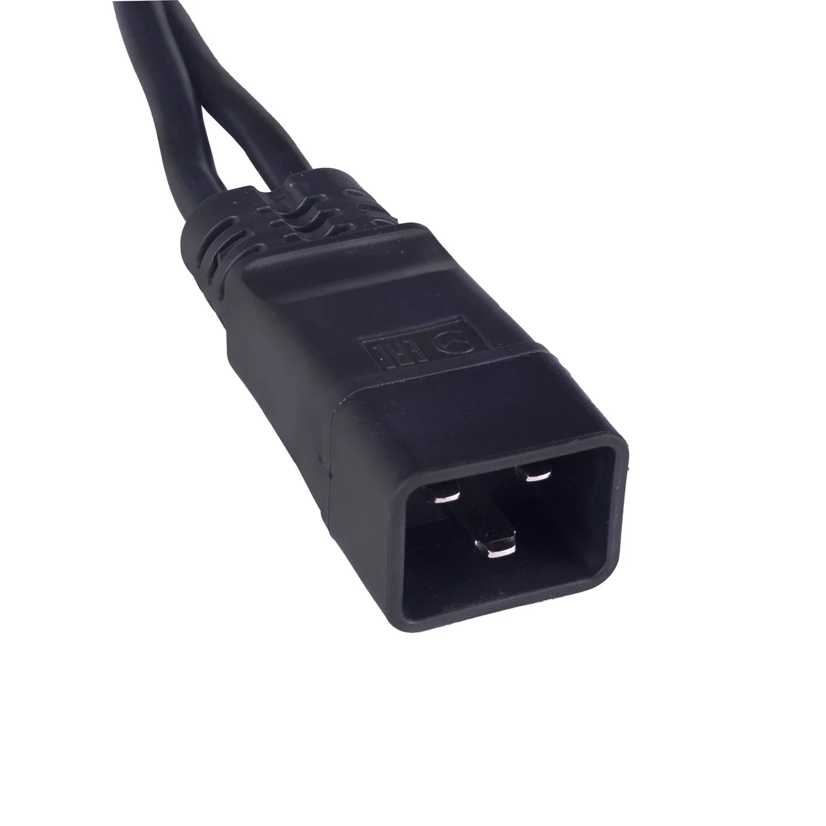 Cabeus PC-IEC20-2xIEC13-1.5-0.3M (12360c) кабель питания IEC 320 C13 + IEC 320 C20, 0.3 м