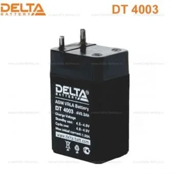 Аккумулятор Delta DT 4003 AGM (4 В / 1.2 Ач)