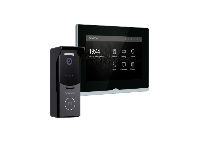 Комплект видеодомофона Novicam IMPULSE 7 IP WIFI KIT BLACK Novicam v.4648