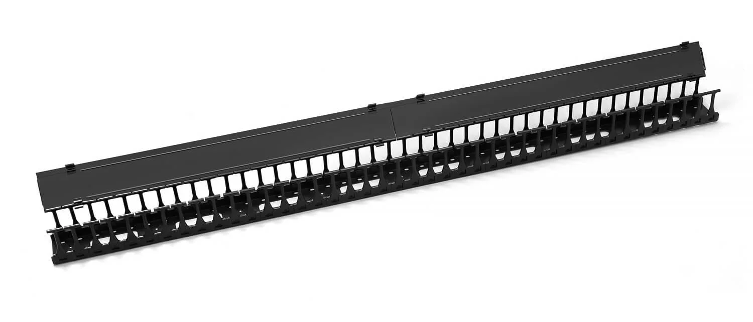 Cabeus VCM-PL-42U-BK (11136c) Вертикальный 42U кабельный органайзер 19" Черный