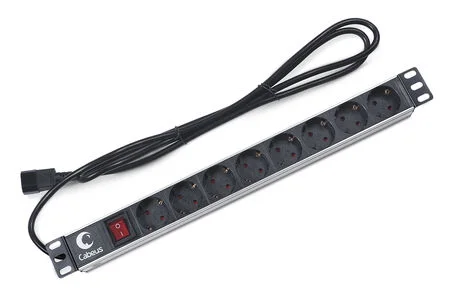 Cabeus PDU-8P-2IEC (7070c) Горизонтальный блок розеток 19" , до 10А