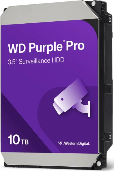 Жесткий диск HDD Western Digital WD102PURP, 10 ТБ, 512 МБ, 7200 об/мин