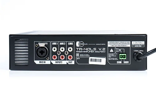 CVGaudio TR-40LS Трансляционный усилитель 40 Вт, на 1 зону