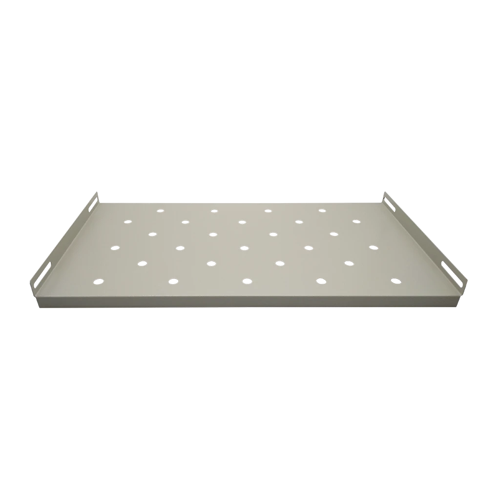 Space Technology Полка ST-SH 260*490 (КОМПЛЕКТ-2 шт) Серая перфорированная полка, 2U