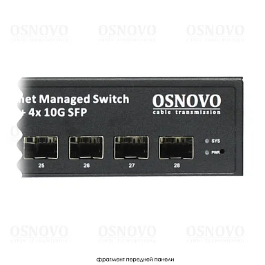 Коммутатор OSNOVO SW-24G4X-1L