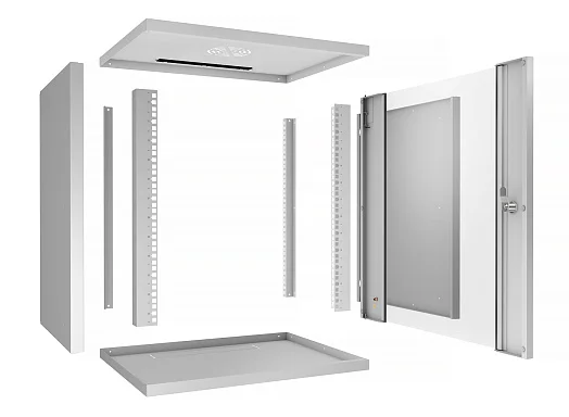 Cabeus WSC-05D-12U55/45 (10179c) Настенный 12U телекоммуникационный шкаф 19"