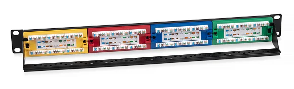 Cabeus PLCOL-24-Cat.5e-Dual (7952c) Патч-панель 19"  на 24 порта