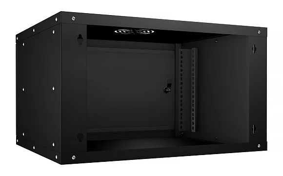 Cabeus WSC-05D-6U55/45m-BK (10174c) Настенный 6U телекоммуникационный шкаф 19"