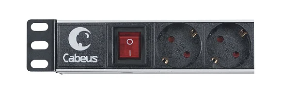 Cabeus PDU-8P (2402c) Горизонтальный блок розеток 19" до 10 А
