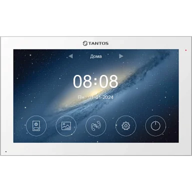 Монитор видеодомофона Tantos Violet HD (White) VZ
