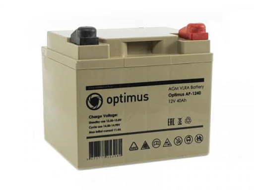 Аккумулятор Optimus AP-1240 AGM (12 В / 40 Ач)
