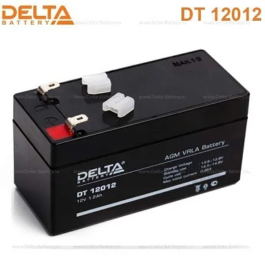 Аккумулятор Delta DT 12012 AGM (12 В / 1,2 Ач)