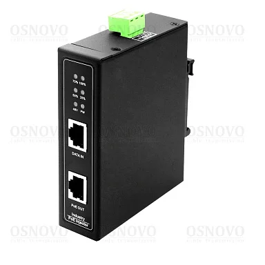 PoE Инжектор OSNOVO Midspan-1/303G, 1 PoE,  до 30 Вт