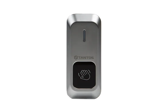 Кнопка выхода Tantos TS-BREEZE-WP накладная бесконтактная