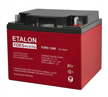 Аккумулятор ETALON FORS 1240 AGM (12 В / 40 Ач)