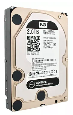 Жесткий диск HDD Western Digital WD2003FZEX,  2 ТБ, 64 МБ 7200 об/мин