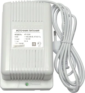 Блок питания AccordTec AT-12/50_White case  12 В / 5А