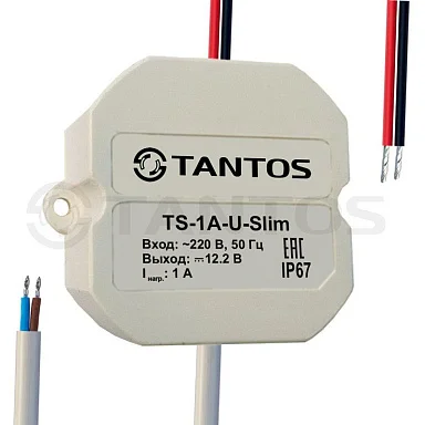 Блок питания Tantos TS-1A-U-Slim  12 В / 1А
