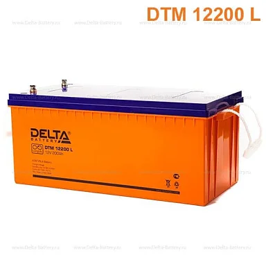 Аккумулятор Delta DTM 12200 L AGM (12 В / 200 Ач)