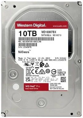Жесткий диск HDD Western Digital WD103KFBX,  10 ТБ, 512 МБ 7200 об/мин