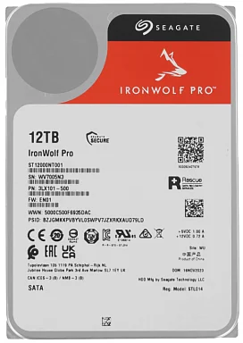 Жесткий диск HDD SEAGATE ST12000NT001,  12 ТБ, 256 МБ 7200 об/мин