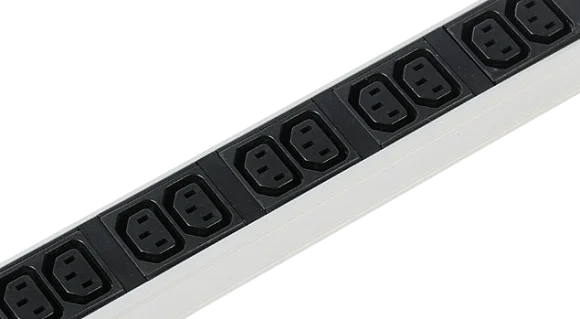 Rem R-16-14C13-10C19-V-1420 Вертикальный блок розеток 19" , до 16А