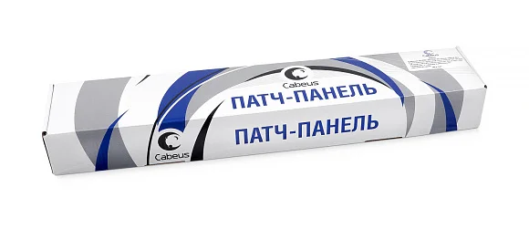 Cabeus PLHD-24-Cat.5e-Dual-180-0,5U (9663c) Патч-панель 19"  на 24 порта